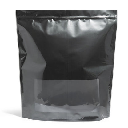 3lb Silver Grower Storage Bags with Window - 250 Count ($1.38/Unit)