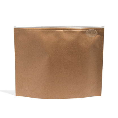 28g Kraft  Exit Bags - 500 Count ($0.54/Unit) | 12"x9"x4" - Child Resistant