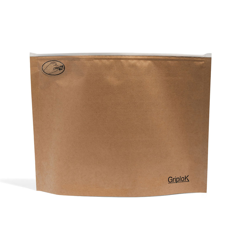 28g Kraft  Exit Bags - 500 Count ($0.54/Unit) | 12"x9"x4" - Child Resistant