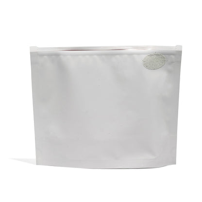 14g Matte White/Cherry Exit Bags - 800 Count ($0.45/Unit) | 8"x6"x3" - Child Resistant
