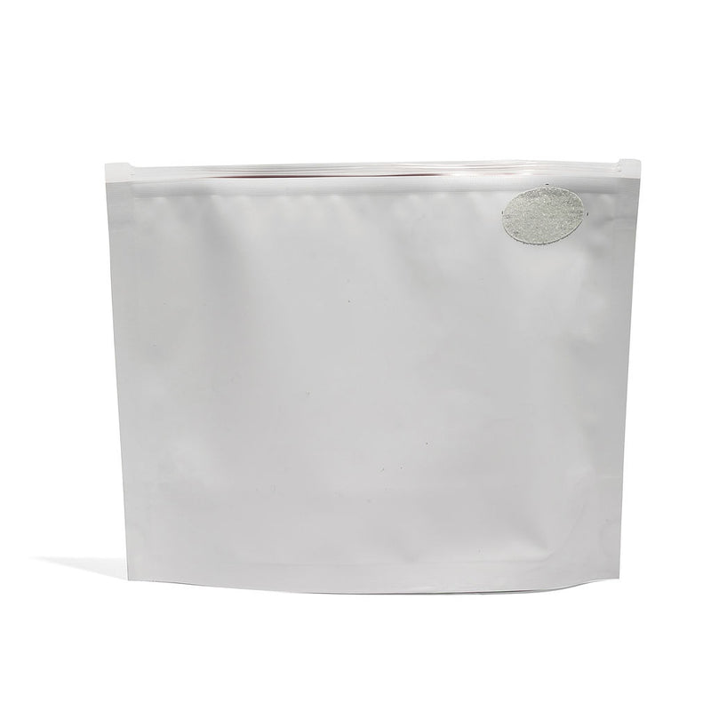 14g Matte White/Cherry Exit Bags - 800 Count ($0.45/Unit) | 8"x6"x3" - Child Resistant