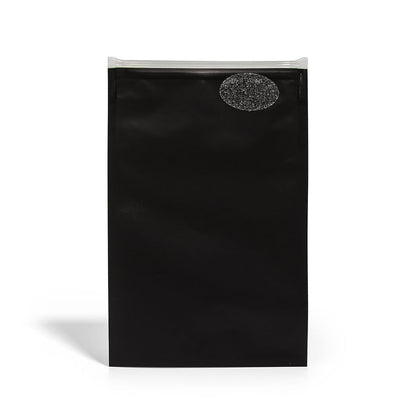 3.5g Matte Black/Lime Mylar Bags - 1300 Count ($0.29/Unit) | 4"x6" - Child Resistant