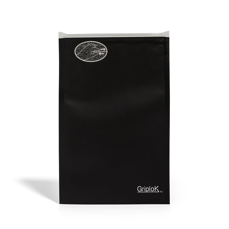 3.5g Matte Black/Lime Mylar Bags - 1300 Count ($0.29/Unit) | 4"x6" - Child Resistant