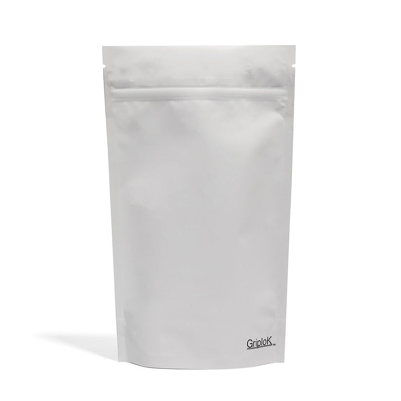 14g Matte White Bags - 1900 Count ($0.34/unit)| 4.5"x7.5"x2" - Child Resistant