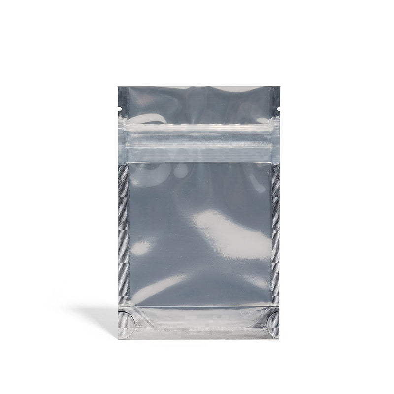 3.5g Matte Black/Clear Bags - 3200 Count ($0.22/unit) | 3.5"x5.5"x1.5" - Child Resistant
