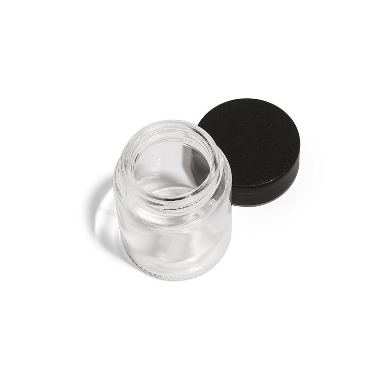 2oz Clear Glass Straight-Wall Jar with Child-Resistant Lid - 144 Count ($0.39/Unit)