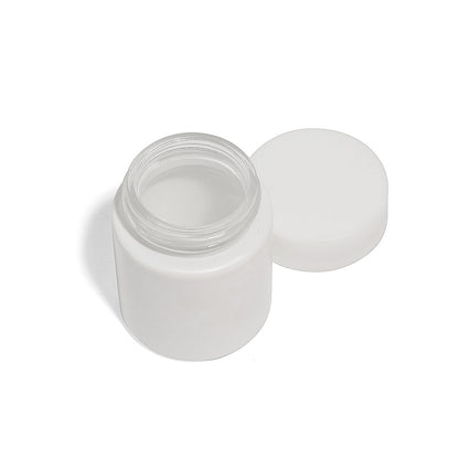 2oz White Glass Straight-Wall Jar with Child-Resistant Lid - 144 Count ($0.71/Unit)