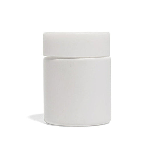 2oz White Glass Straight-Wall Jar with Child-Resistant Lid - 144 Count ($0.71/Unit)