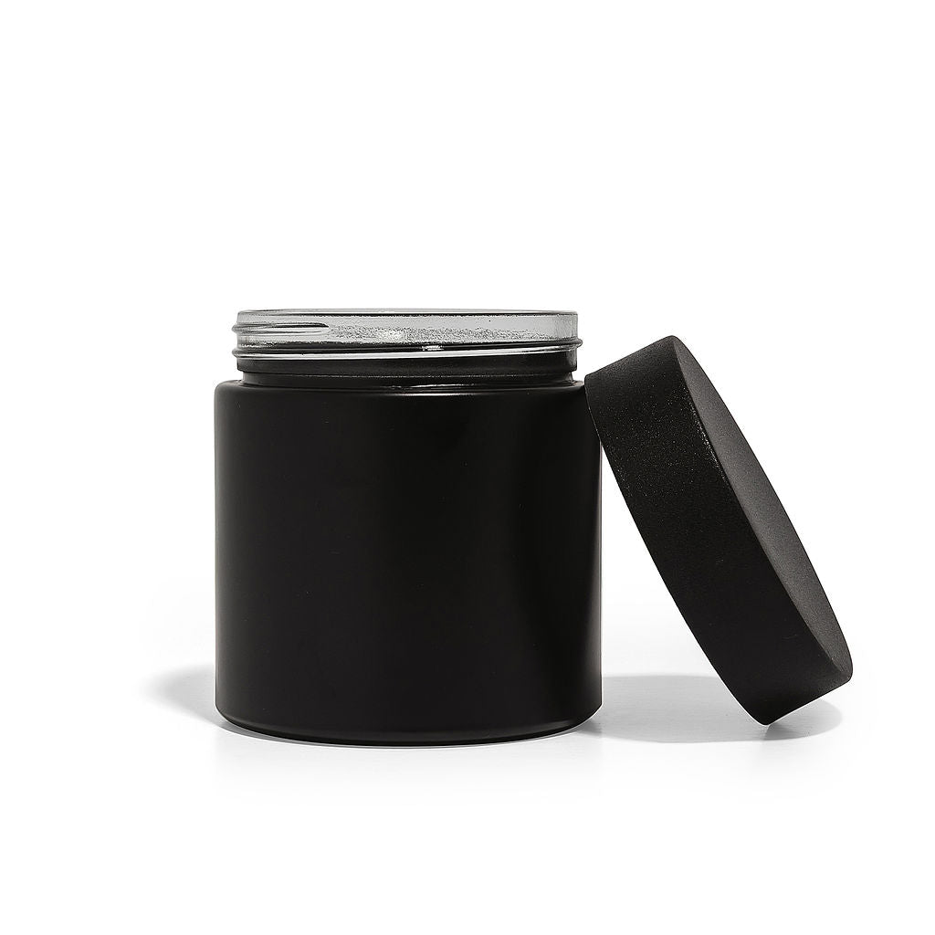 4oz Black Glass Straight-Wall Jar with Child-Resistant Lid - 105 Count ($0.89/Unit)