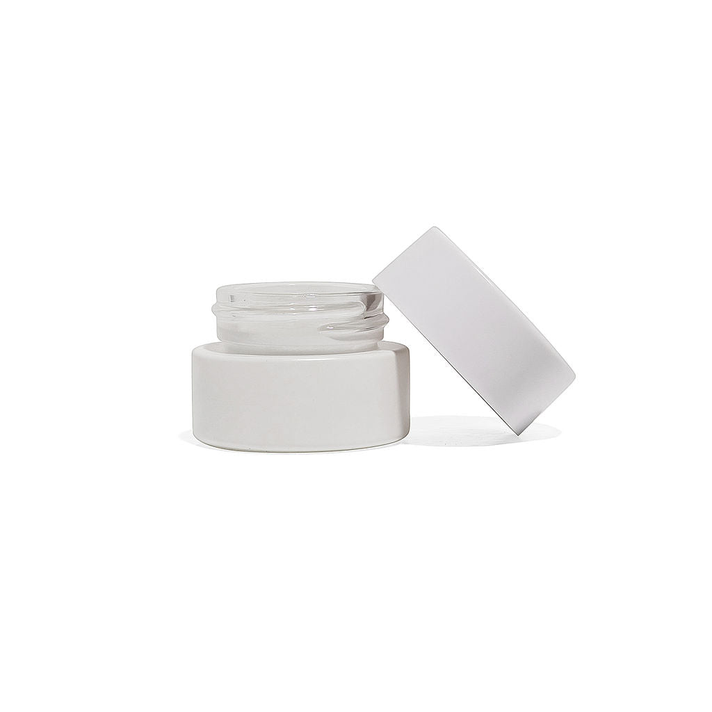5ml Glass Concentrate Jars With Teflon Lined Flat Lids - 504 Count ($0.47/unit) - Child Resistant
