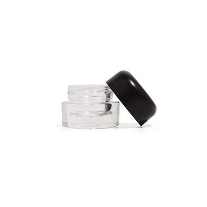 5ml Glass Concentrate Jars With Teflon Lined Flat Lids - 504 Count ($0.47/unit) - Child Resistant