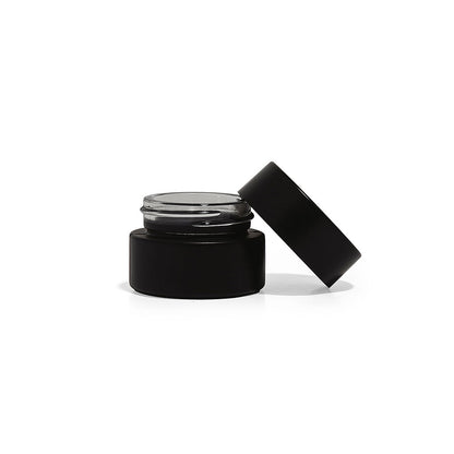9ml Glass Concentrate Jars With Teflon Lined Flat Lids - 350 Count ($0.58/unit) - Child Resistant