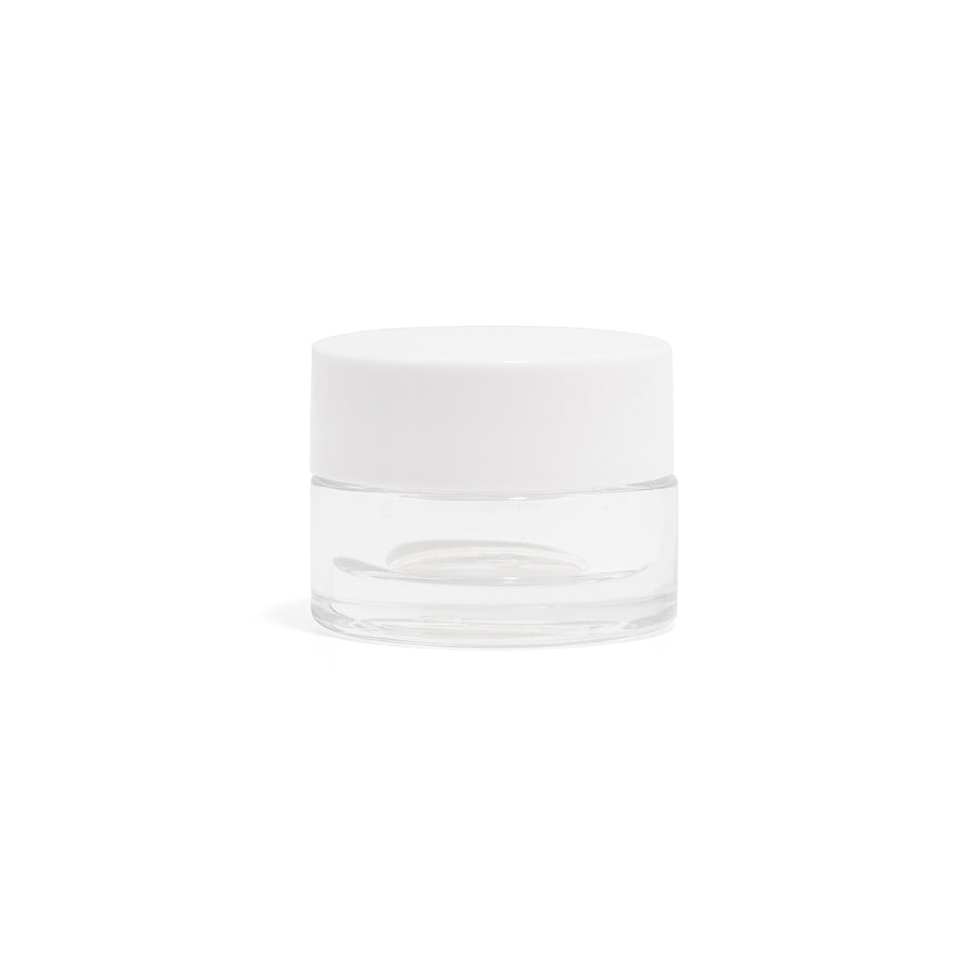 9ml Glass Concentrate Jars With Teflon Lined Flat Lids - 350 Count ($0.58/unit) - Child Resistant