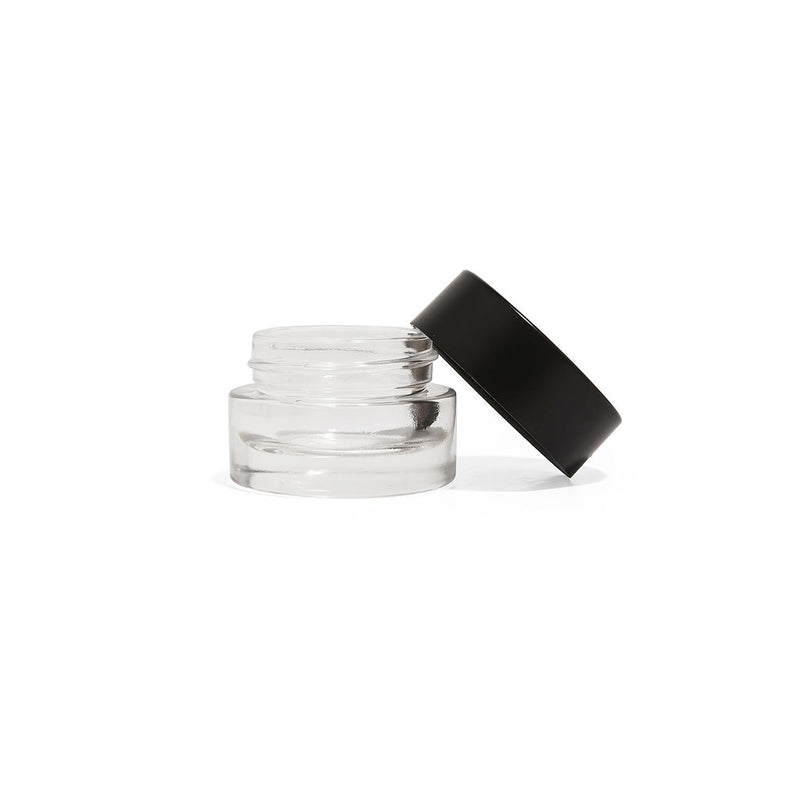 9ml Glass Concentrate Jars With Teflon Lined Flat Lids - 350 Count ($0.58/unit) - Child Resistant