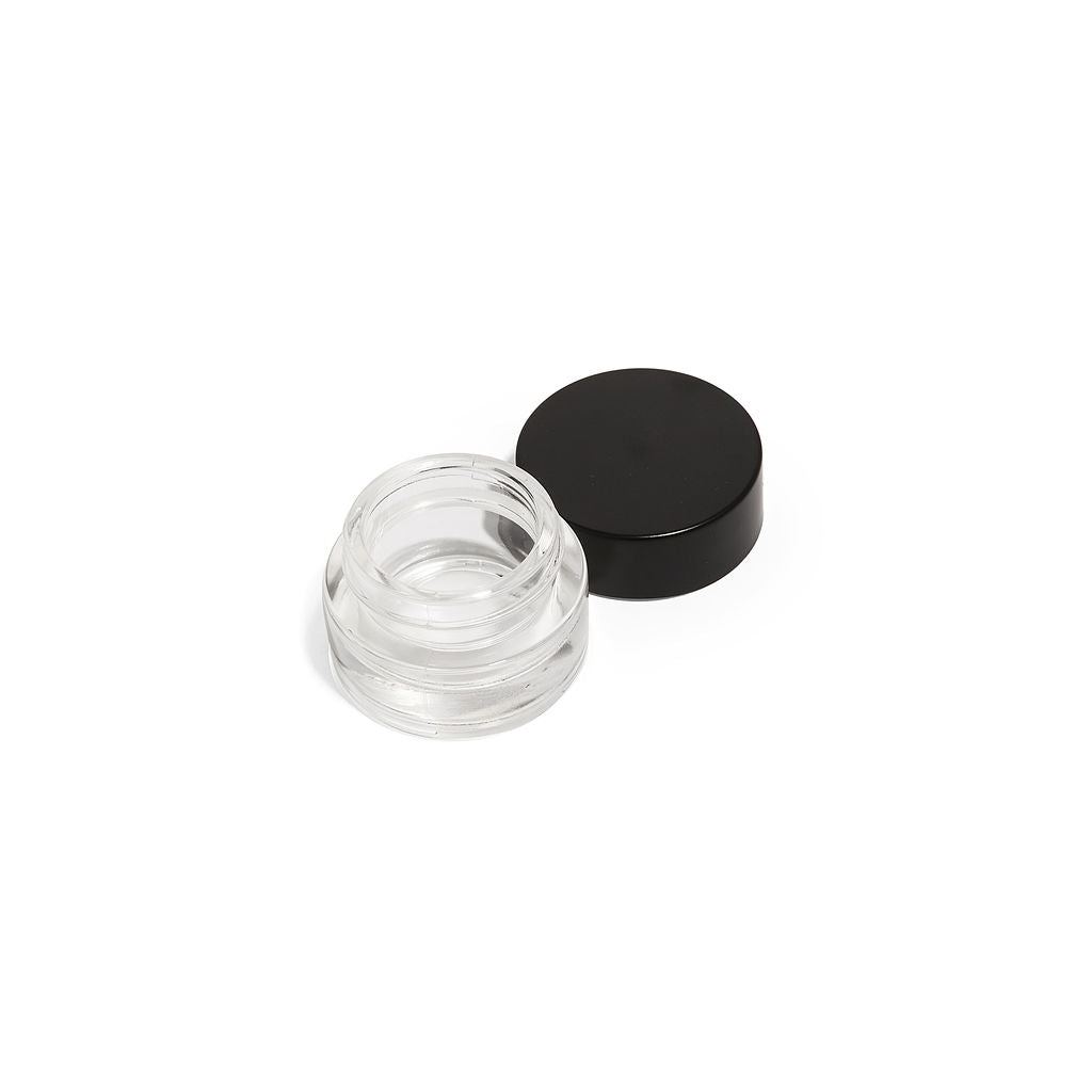 9ml Glass Concentrate Jars With Teflon Lined Flat Lids - 350 Count ($0.58/unit) - Child Resistant