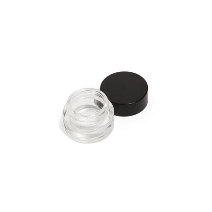 9ml Glass Concentrate Jars With Teflon Lined Flat Lids - 350 Count ($0.58/unit) - Child Resistant