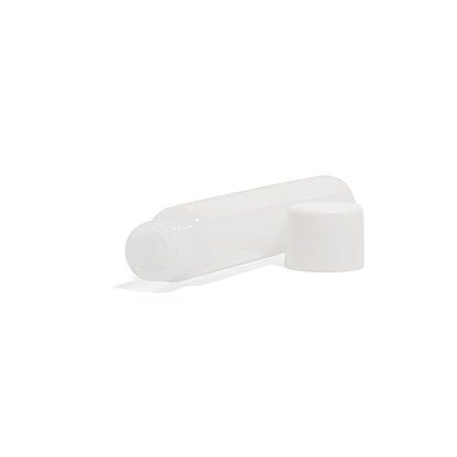 (116 x 22mm) Glossy White Glass Tube with White CR cap - 416 Count ($0.58/Unit)