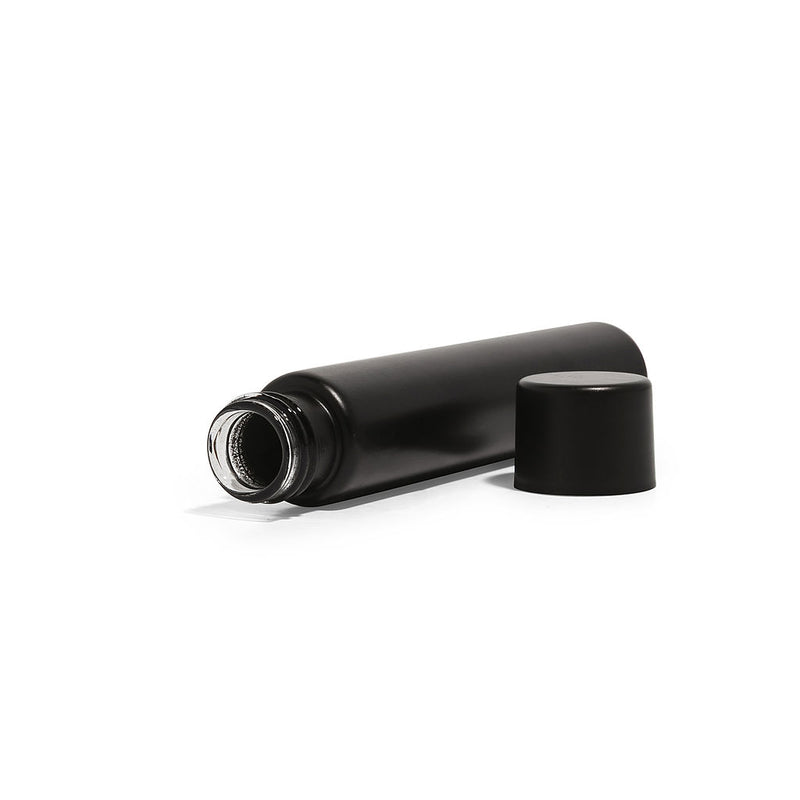 (116 x 22mm) Matte Black Glass Tube with Black CR cap - 416 Count ($0.39/Unit)