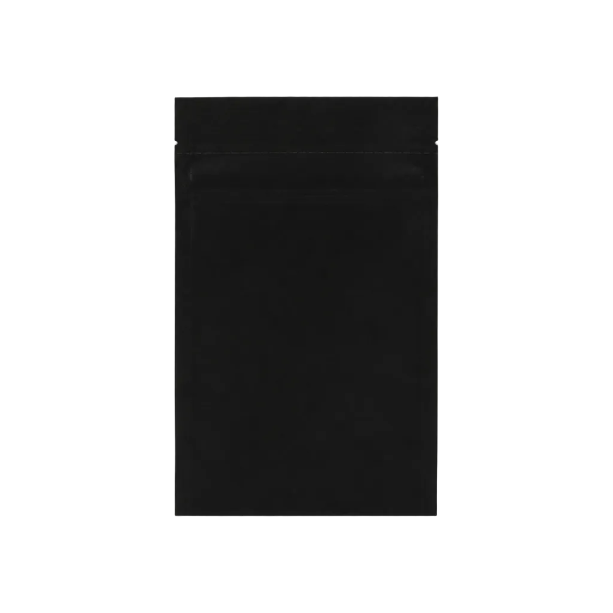 3.5g Soft Touch GriploK CR Mylar Matte Black Bag - 1900 Count ($0.22/unit) | 3.5"x5.5"x1.5" - Child Resistant