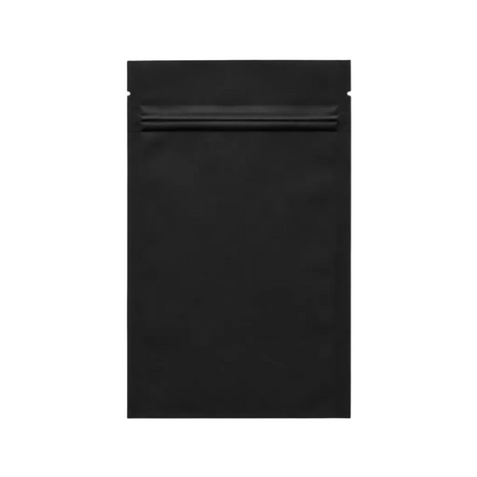 7g Soft Touch GriploK CR Mylar Matte Black Bag - 1,400 Count ($0.27/unit) | 4"x6.7"x2" - Child Resistant
