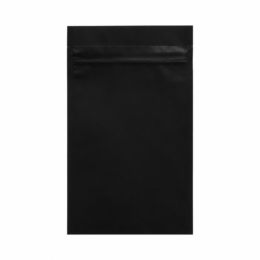 14g Soft Touch GriploK CR Mylar Matte Black Bag - 1200 Count ($0.34/unit) | 4.5"x7.5"x2" - Child Resistant
