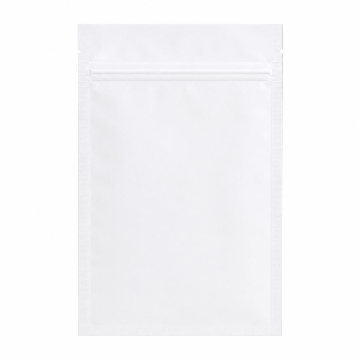 28g Soft Touch GriploK CR Mylar Matte White Bag - 700 Count ($0.38/unit) | 6"x9.25"x2.5" - Child Resistant
