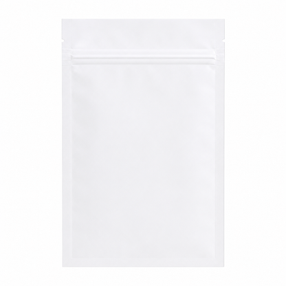 28g Soft Touch GriploK CR Mylar Matte White Bag - 700 Count ($0.38/unit) | 6"x9.25"x2.5" - Child Resistant