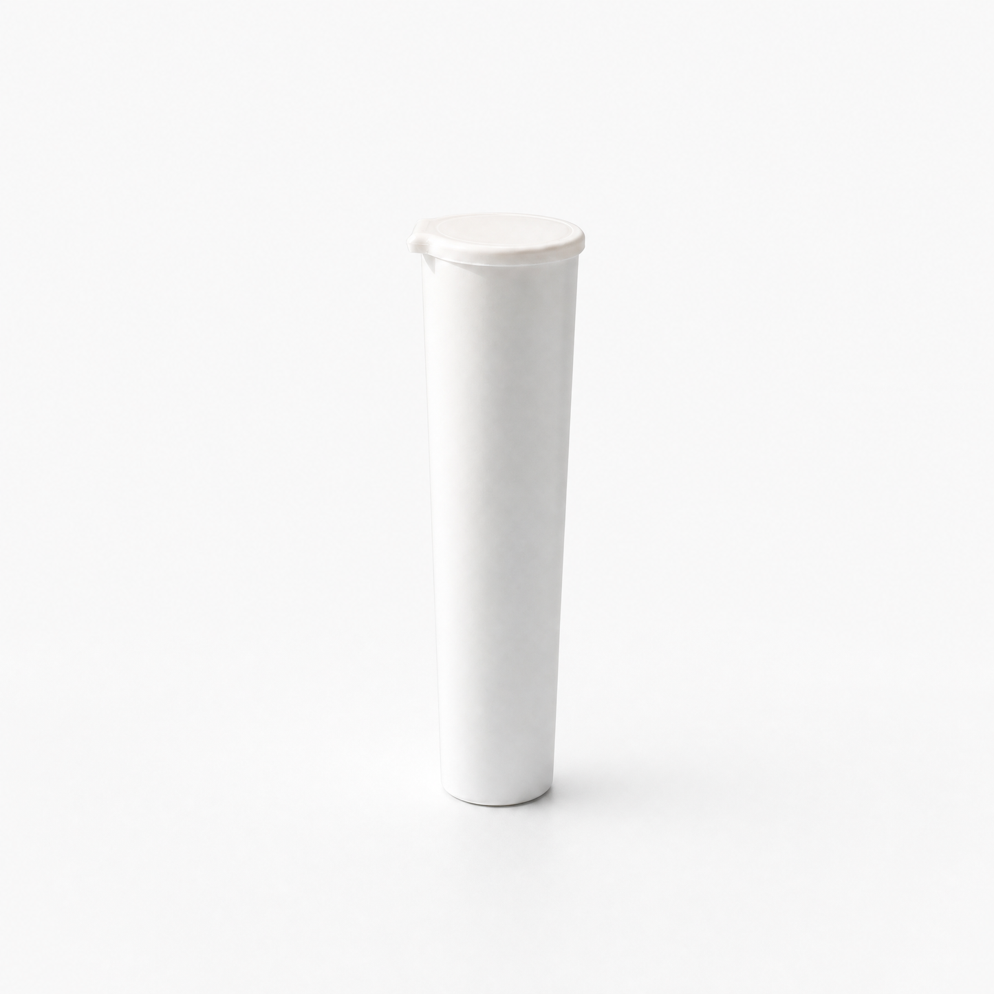 Griplok Eco 114*24mm Flower and Edible Tubes White / Blank Tops 114N - 780 Count ($0.0779/Unit) - Child Resistant