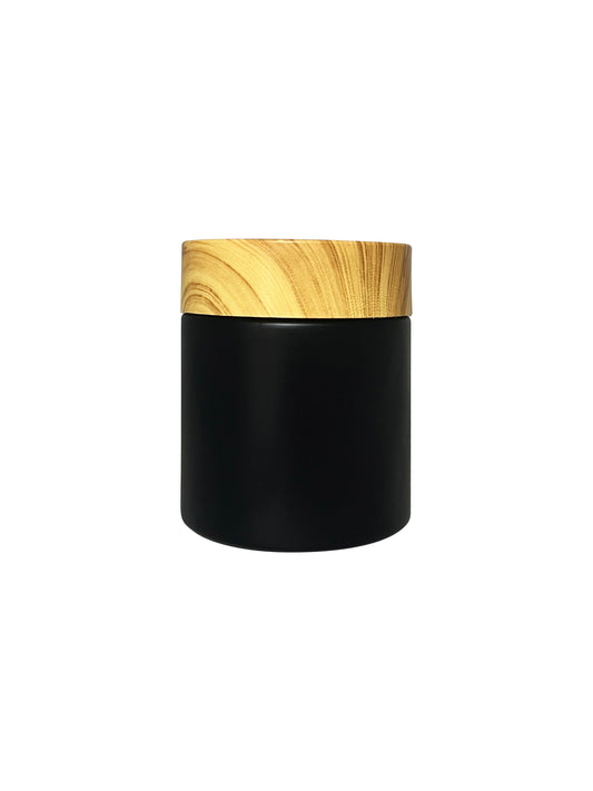 4oz Black Glass Straight-Wall Jar with Child-Resistant Lid - 105 Count ($0.89/Unit)