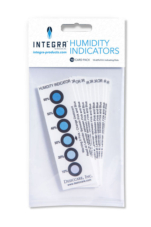 10% to 60% Integra Humidity Indicating Cards - 10 cards per pack - 36 Count ($3.84/Unit)