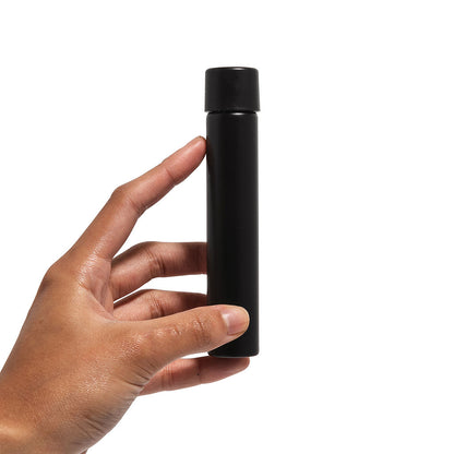 (116 x 22mm) Matte Black Glass Tube with Black CR cap - 416 Count ($0.39/Unit)