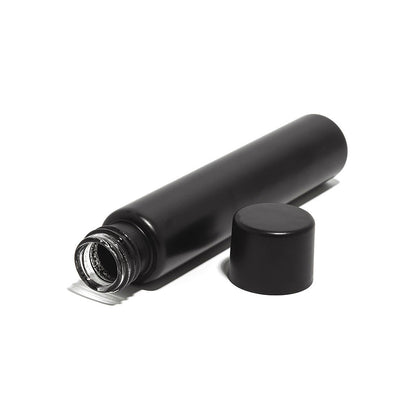 (116 x 22mm) Matte Black Glass Tube with Black CR cap - 416 Count ($0.39/Unit)