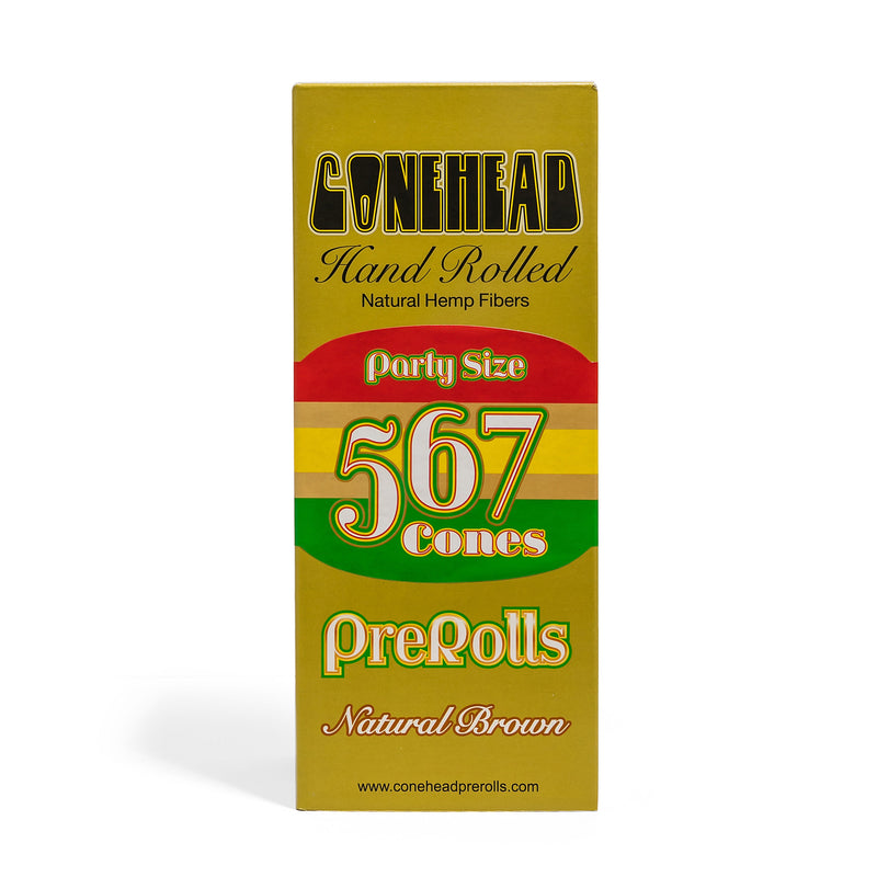 ConeHead Party Size Organic Natural Pre-Rolled Hemp Cones - 567 Count ($0.22/Unit)