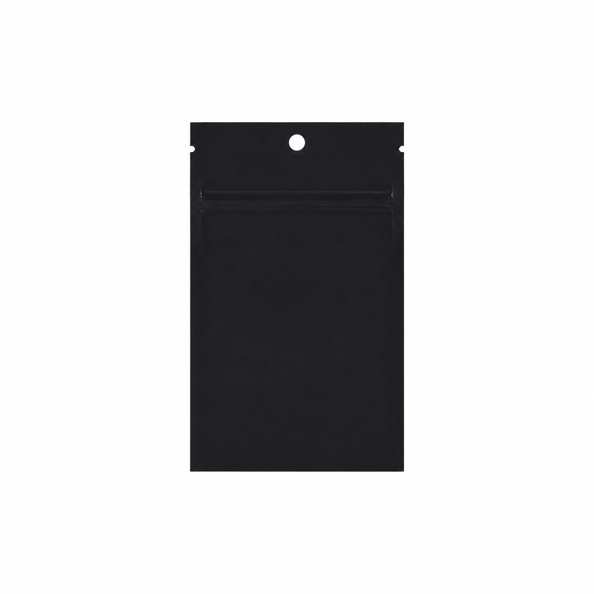 1g Soft Touch GriploK CR Mylar Matte Black Bag - 2000 Count ($0.19/unit) | 3.5"x4.5"x1.5" - Child Resistant