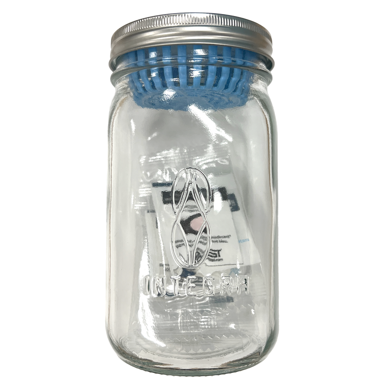 Integra Humidity Control Jar w/ Basket - Inc Three 4g 62 RH Boost Packs