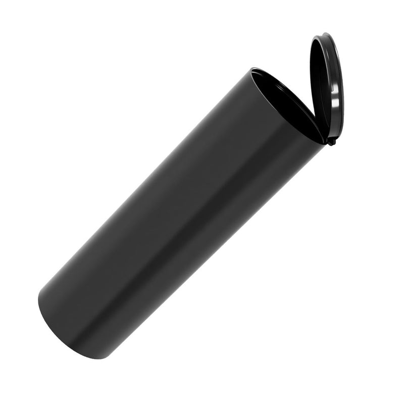 (4.5" x 1.25") EcoLite™ CR Black Wide-Mouth Pre-Roll Tubes - 450 Count ($0.15/Unit)