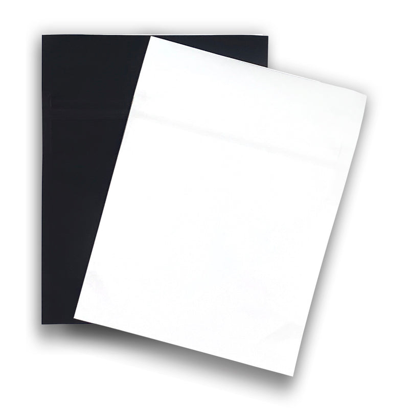 1 Gram Black & White GriploK Soft Touch Child Resistant Mylar Bags