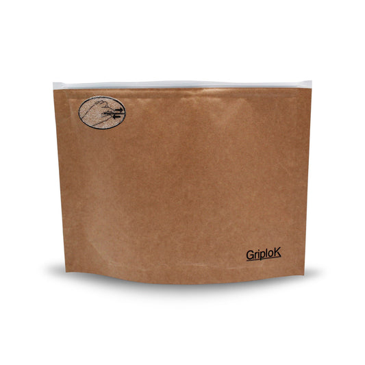 14g Kraft  Exit Bags - 800 Count ($0.45/Unit) | 8"x6"x3" - Child Resistant