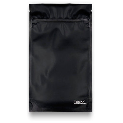 14g Matte Black Bags - 1900 Count ($0.34/unit) | 4.5"x7.5"x2" - Child Resistant