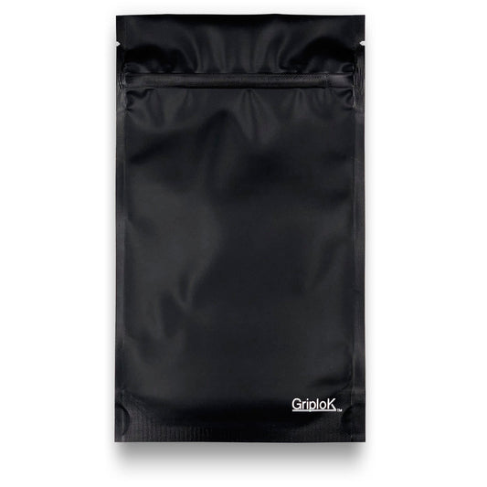 14g Matte Black Bags - 1900 Count ($0.34/unit) | 4.5"x7.5"x2" - Child Resistant