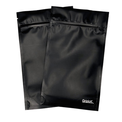14g Matte Black Bags - 1900 Count ($0.34/unit) | 4.5"x7.5"x2" - Child Resistant