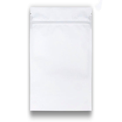 14g Matte White Bags - 1900 Count ($0.34/unit)| 4.5"x7.5"x2" - Child Resistant