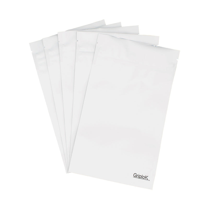 14g Matte White Bags - 1900 Count | 4.5"x7.5"x2" - Child Resistant