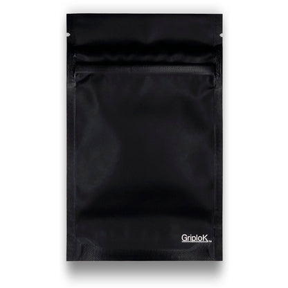 3.5g Matte Black/Clear Bags - 3200 Count ($0.22/unit) | 3.5"x5.5"x1.5" - Child Resistant