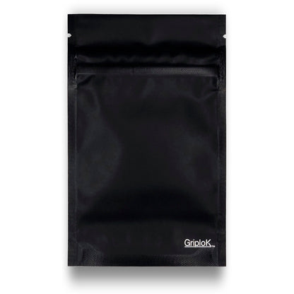 3.5g Matte Black Bags - 3200 Count ($0.22/unit) | 3.5"x5.5"x1.5" - Child Resistant