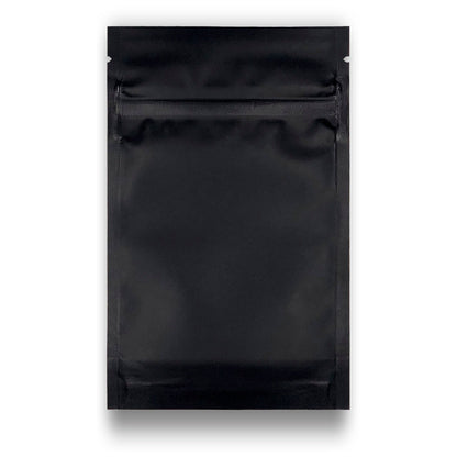3.5g Matte Black Bags - 3200 Count ($0.22/unit) | 3.5"x5.5"x1.5" - Child Resistant