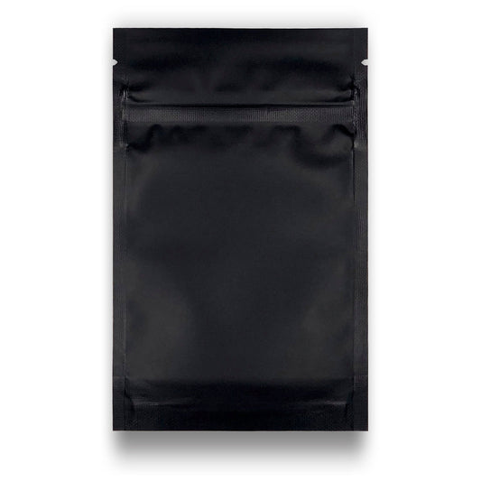 3.5g Matte Black Bags - 3200 Count ($0.22/unit) | 3.5"x5.5"x1.5" - Child Resistant