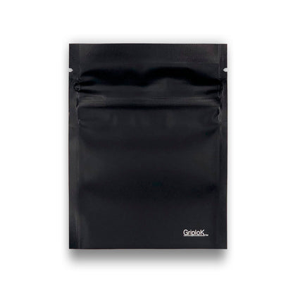 1g Matte Black Bottom Load Bags - 3500 Count ($0.19/unit) | 3.5"x4.5" - Child Resistant