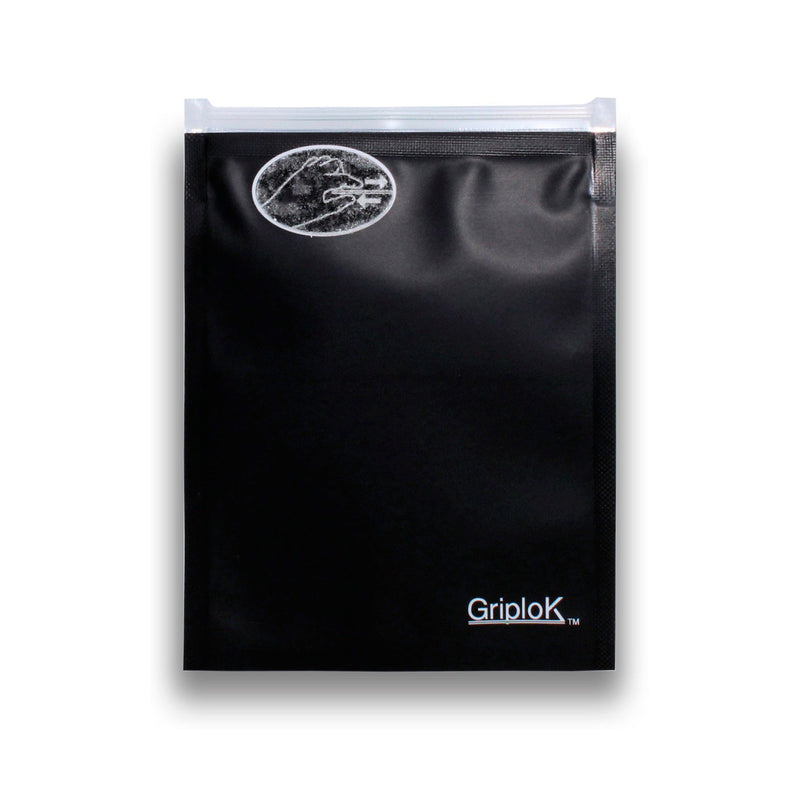 1g Matte Black Mylar Bags - 1500 Count | 3.5"x4.5" - Child Resistant