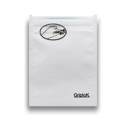 1g Matte White Mylar Bags - 1500 Count ($0.20/unit) | 3.5"x4.5" - Child Resistant